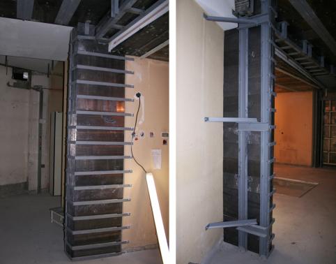Lead spandrel.